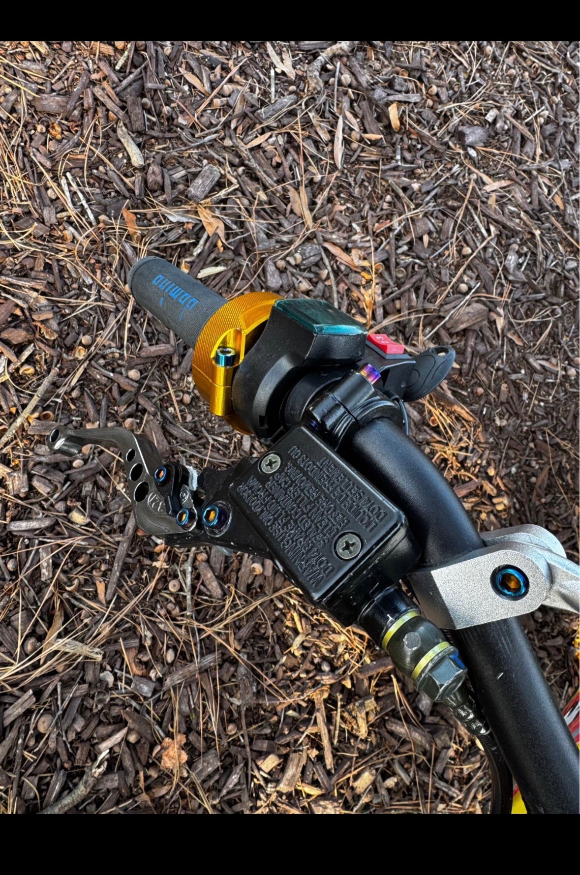 Titanium Brake lever Bolts for Pitbike Brakes