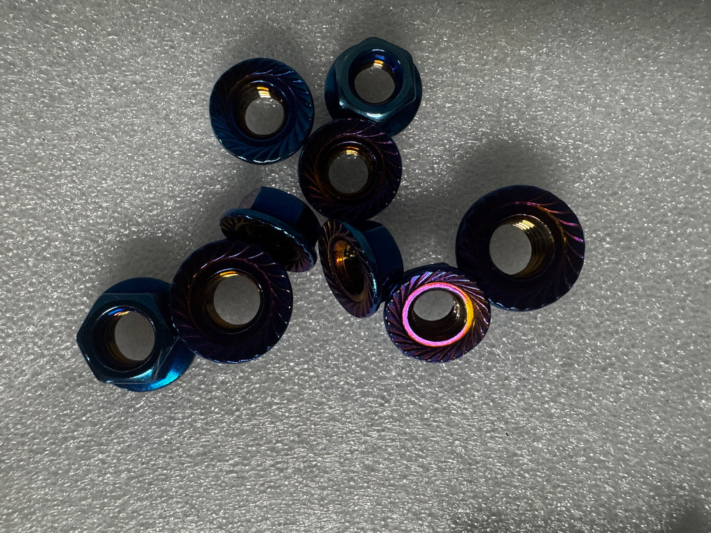 surron light bee/eride pro ss 2.0 full titanium color bolt kit