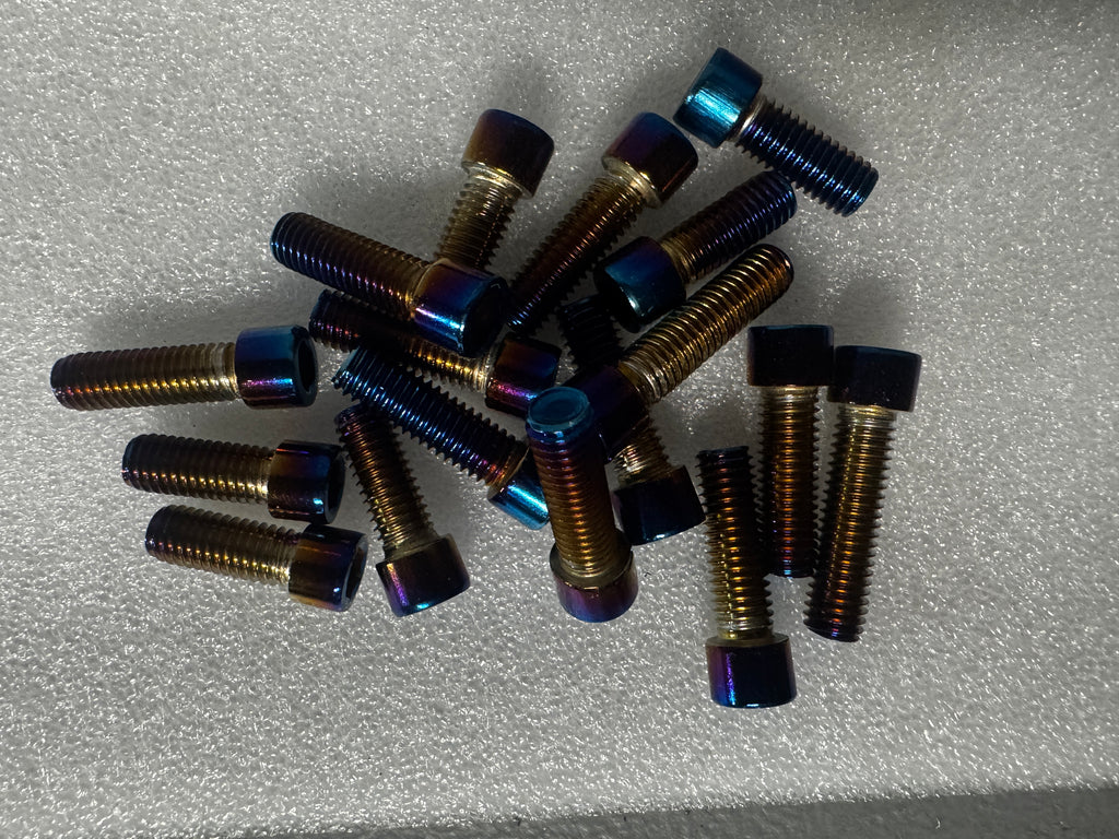 surron light bee/eride pro ss 2.0 full titanium color bolt kit