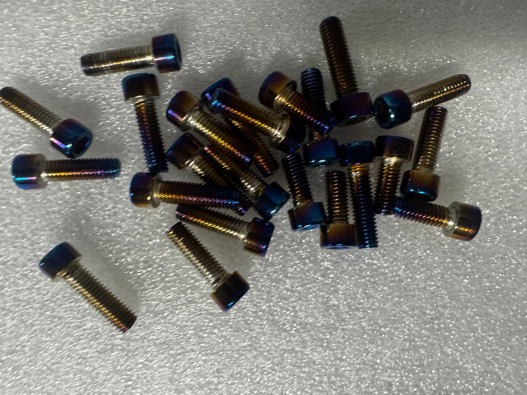 surron light bee/eride pro ss 2.0 full titanium color bolt kit