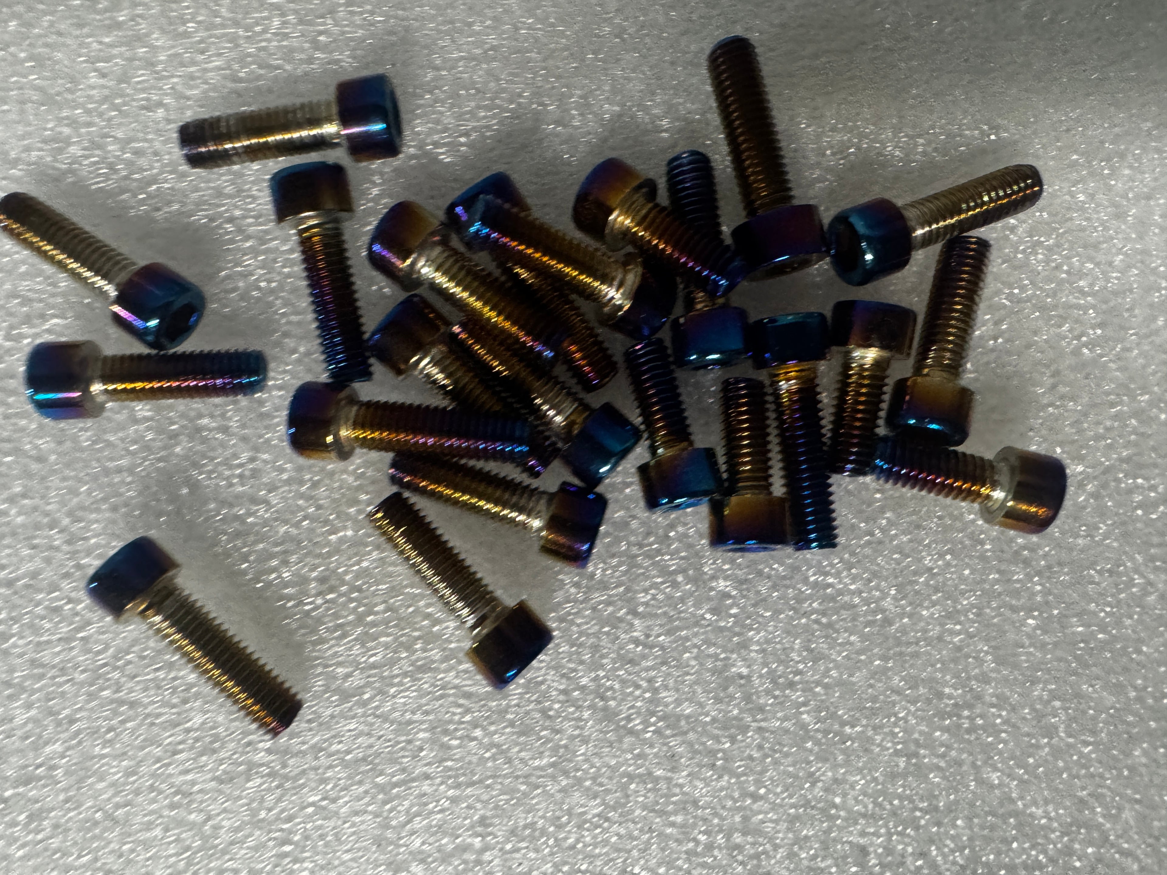 surron light bee/eride pro ss 2.0 full titanium color bolt kit