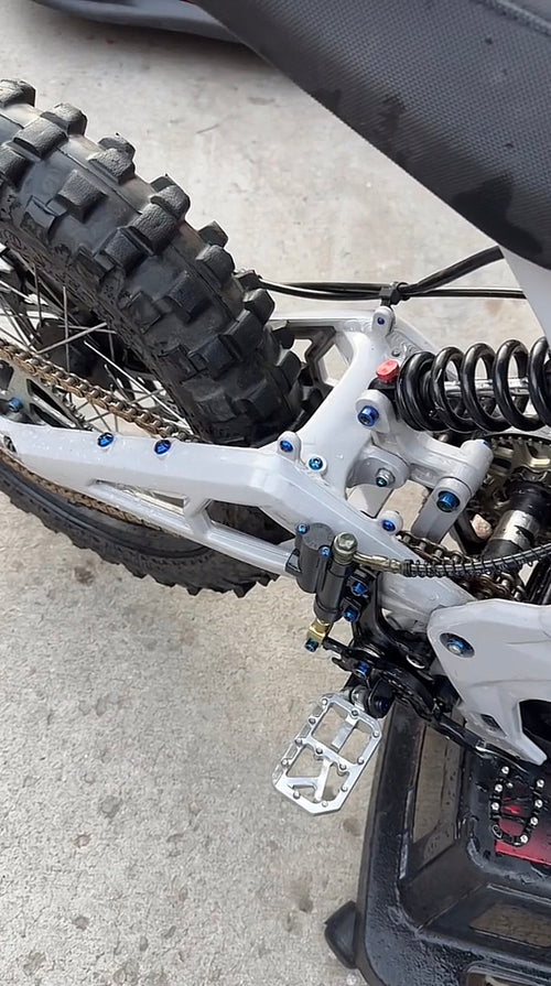 surron light bee/eride pro ss 2.0 full titanium color bolt kit